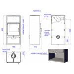 Krbová kamna ABX Narvik černý plech